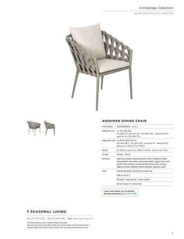 Seasonal Living 2022 家具目录 第 11 页