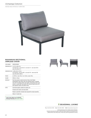 Seasonal Living 2022 家具目录 第 20 页