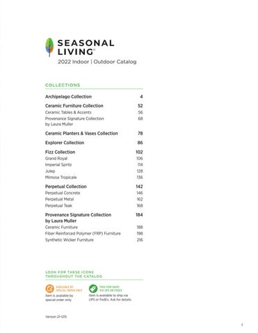Seasonal Living 2022 家具目录 第 3 页