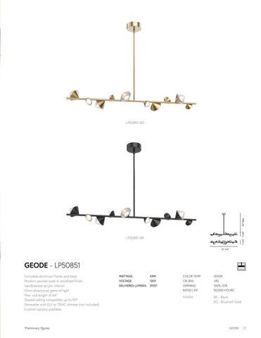 kuzcolighting 灯饰目录 · Kuzco 2022 January Supplement 第 23 页