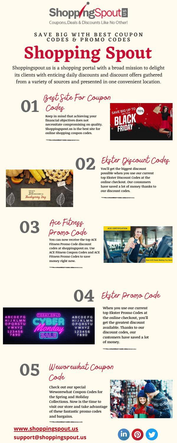 Ekster Promo Code Shopping Spout By Shopping Spout Issuu