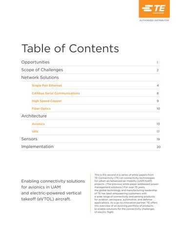 TTI TE Connecting The Future of Flight White Paper 第 2 页