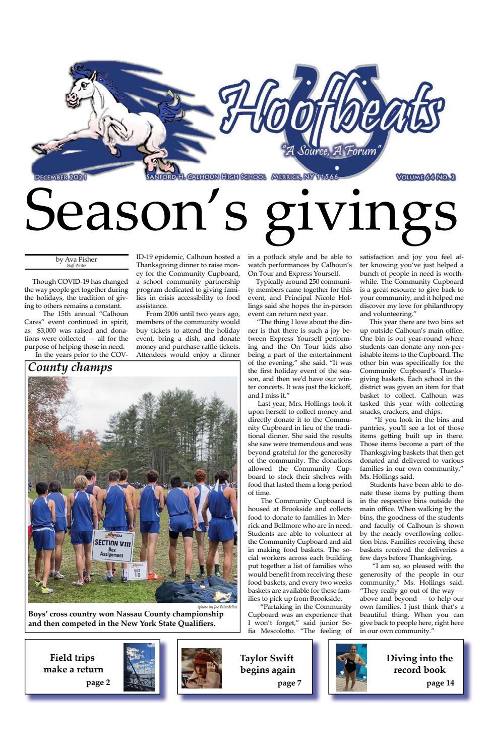 Hoofbeats December 2021 by Jason Boland - Issuu