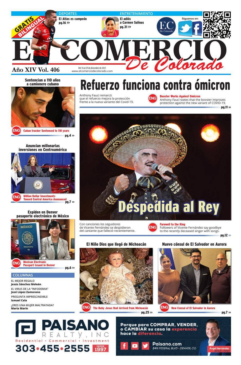 El Comercio de Colorado Edition 406 December 16th 2021 by El Comercio ...
