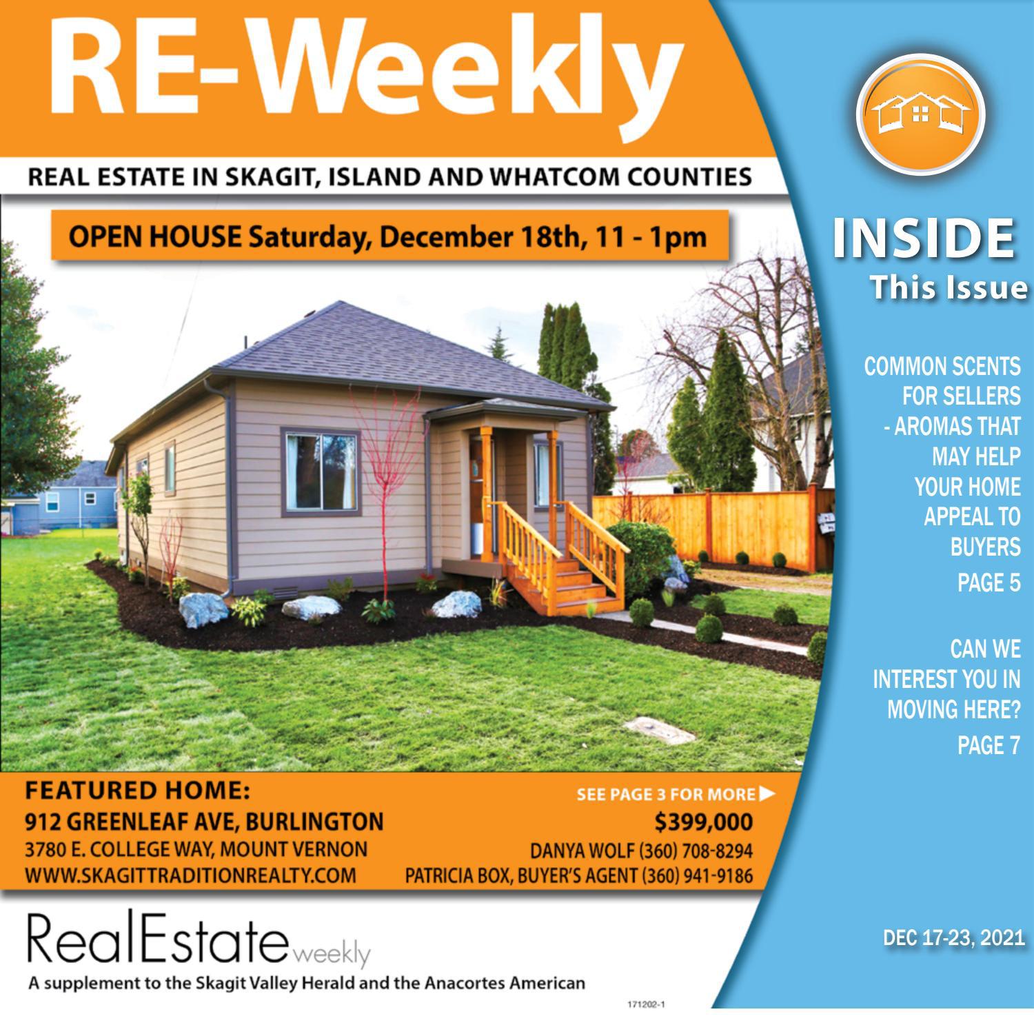 Real Estate Weekly December 17, 2021 by Skagit Publishing Issuu