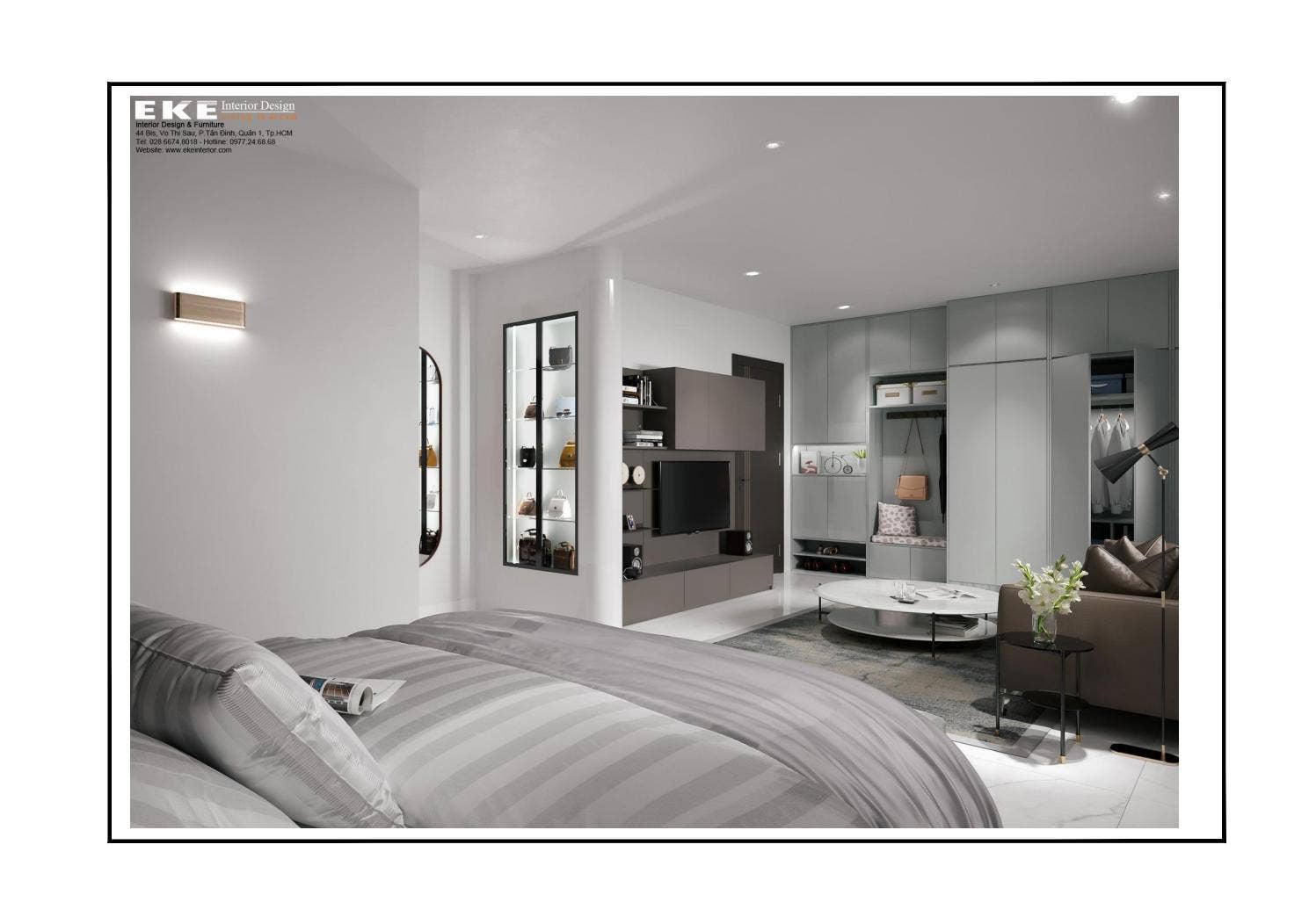 Thiết kế cải tạo nội thất căn hộ chung cư Flemington HCM by EKE ...
