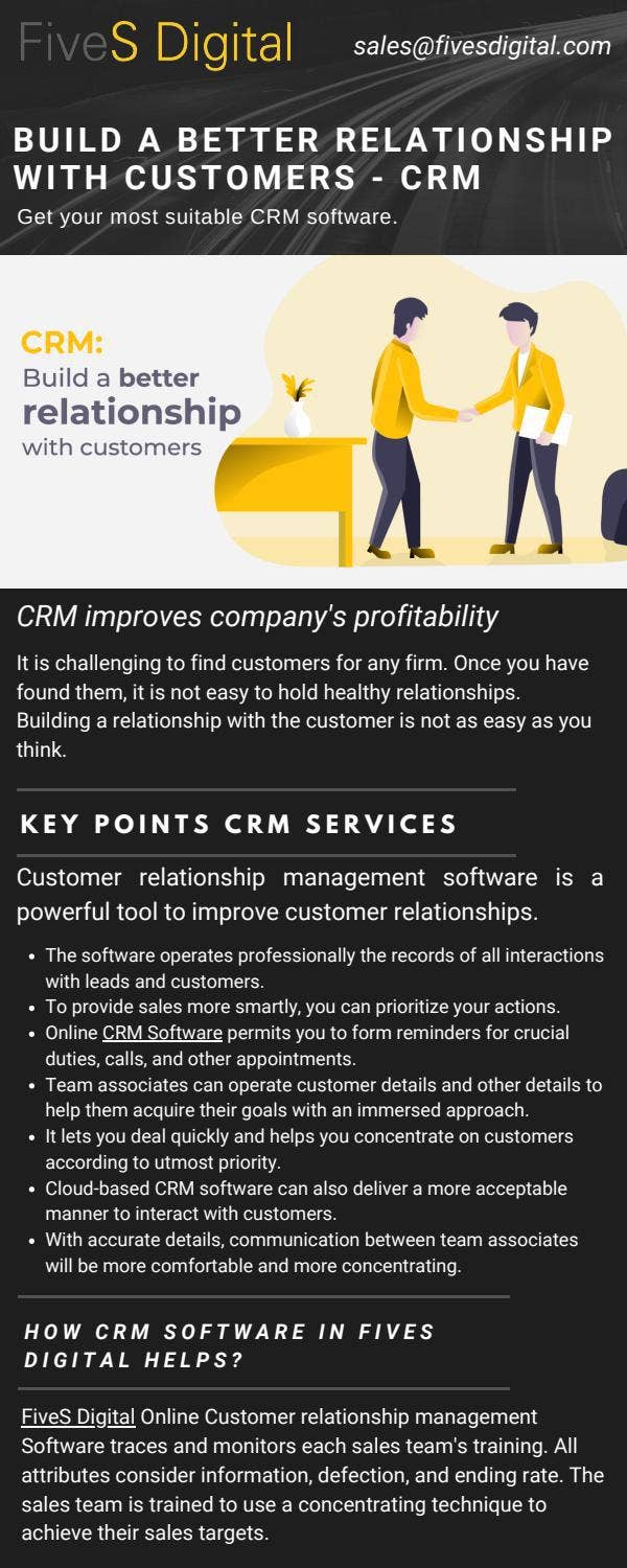 Crm build a better relationship with customers - FiveS Digital by ...