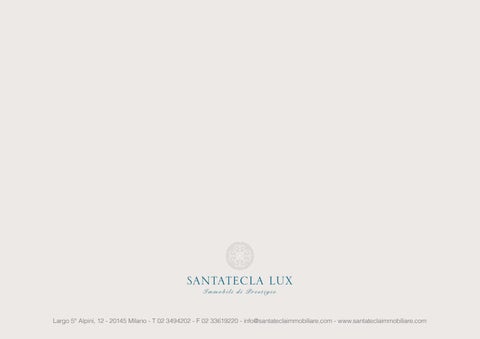 SANTA TECLA IMMOBILIARE 家具目录 · Villa Inverigo 第 16 页