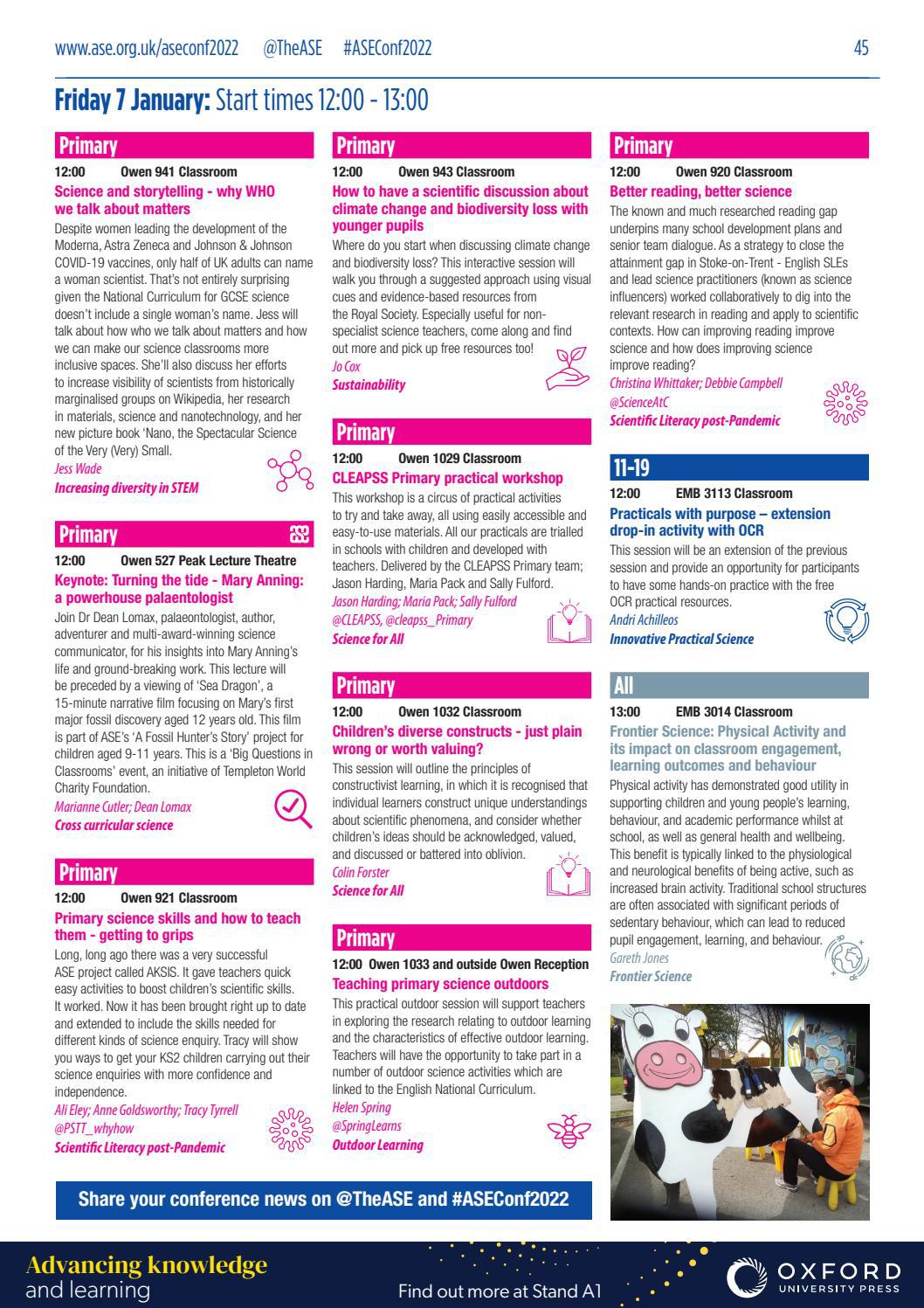 ASE Annual Conference 2022 by The Association for Science Education
