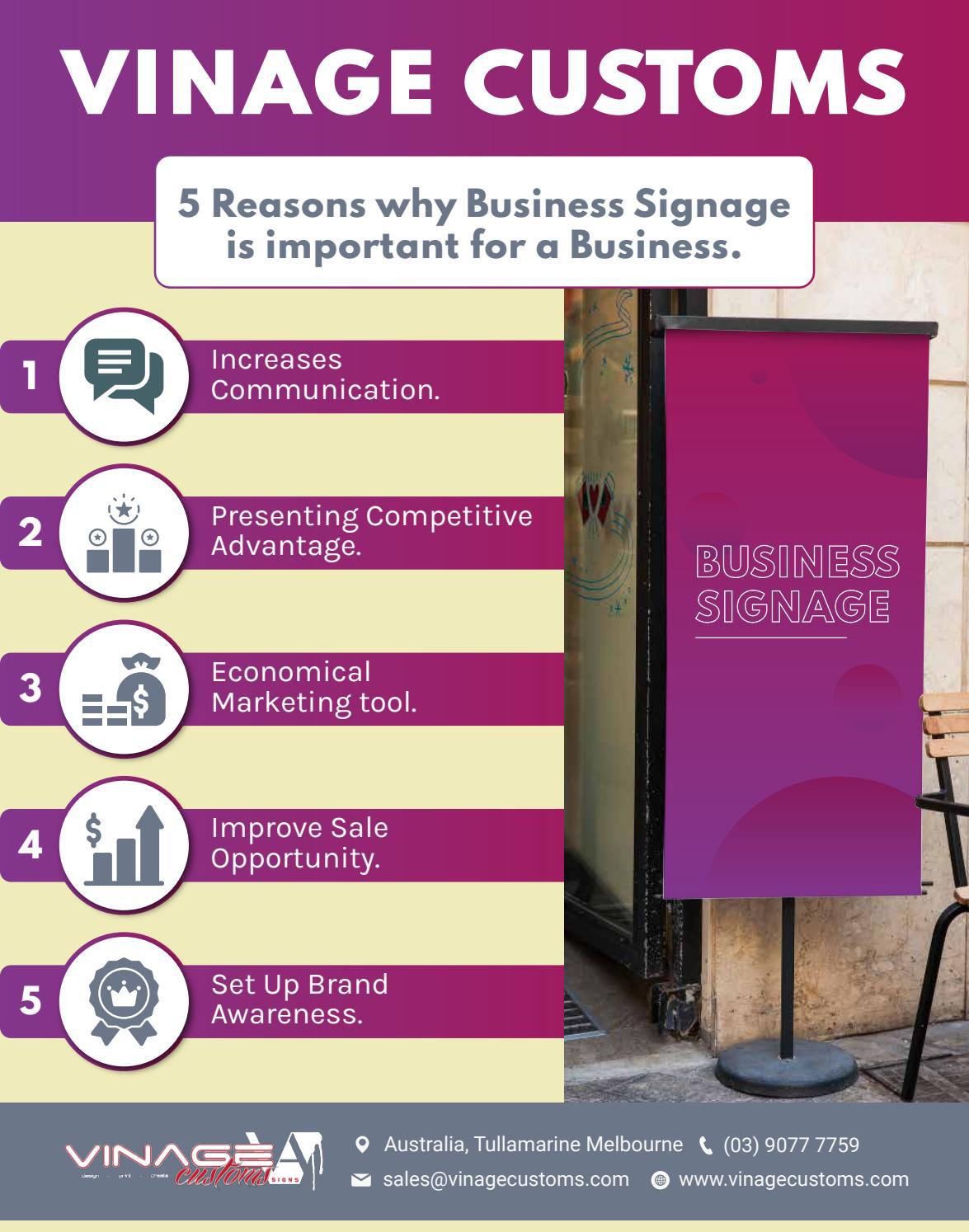 Business Signage Melbourne by lucasedison281 Issuu