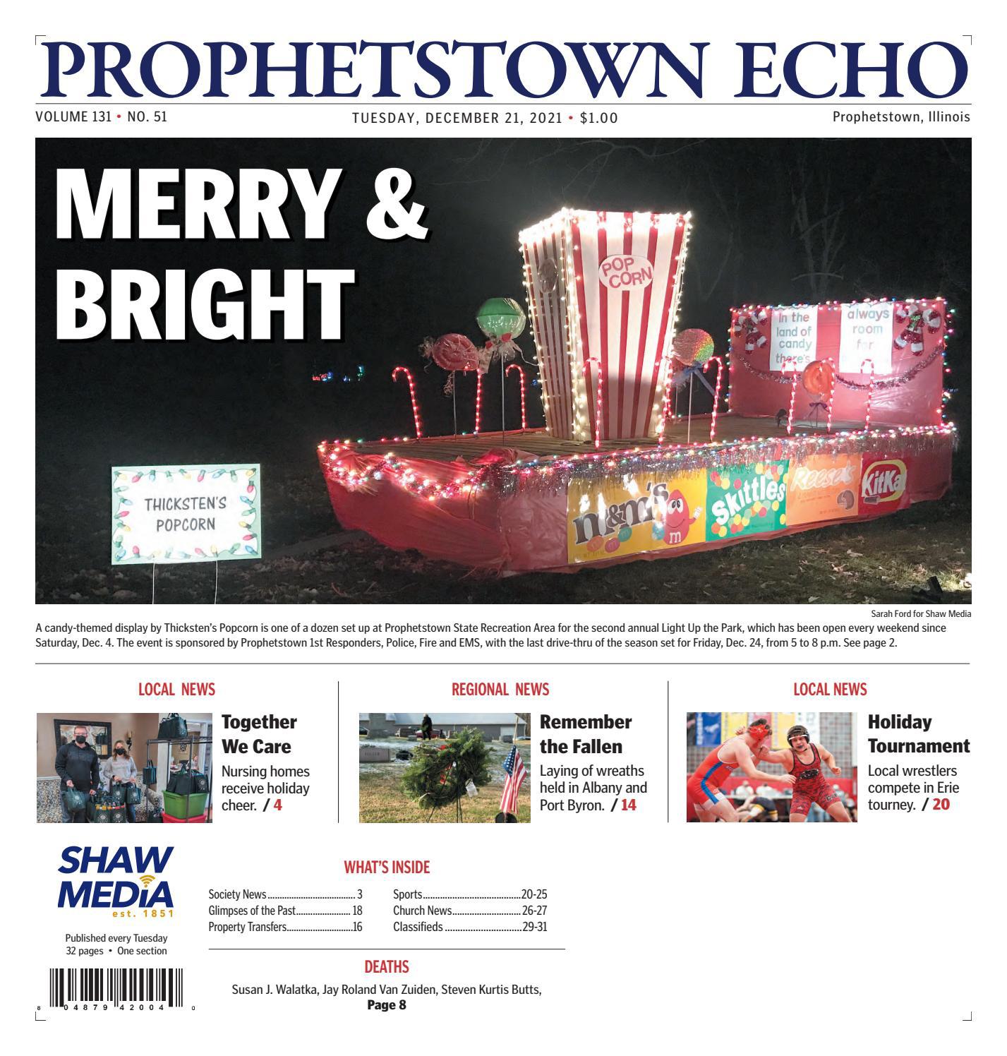 ProphetstownEcho12212021 by Shaw Media Issuu