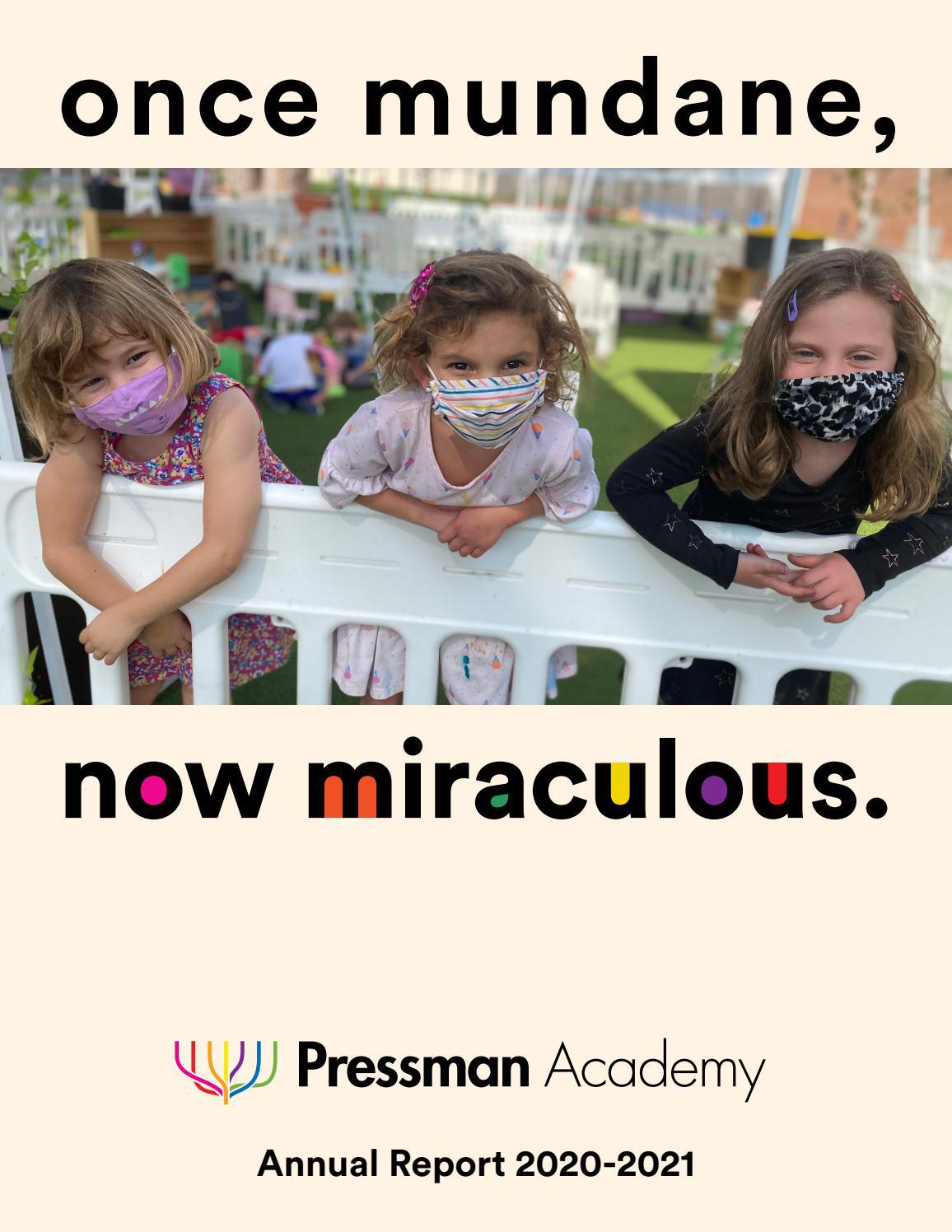 Pressman Academy 20202021 Annual Report by pressmanacademytba Issuu