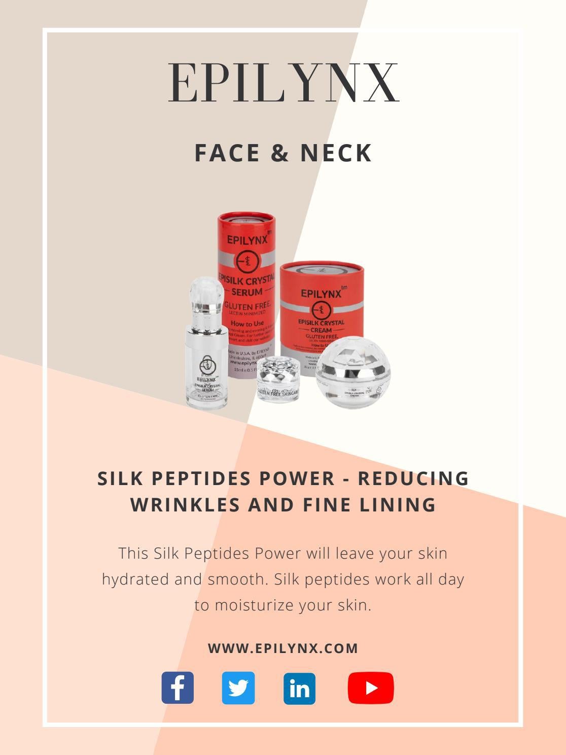 Silk Peptides Power Reducing Wrinkles and Fine Lining by epilynx Issuu