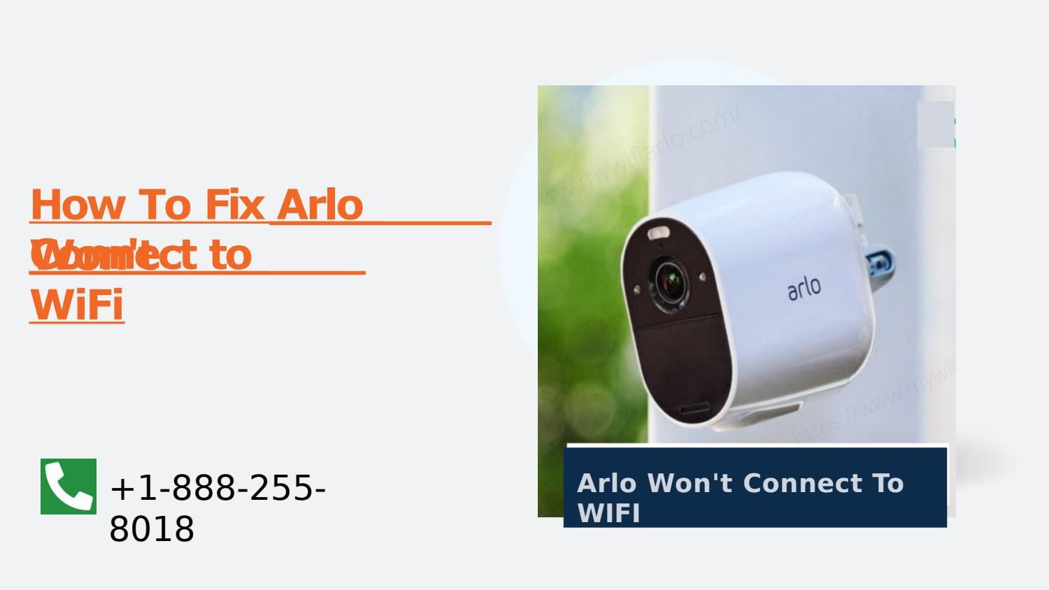 How To Fix Arlo Won't Connect To WIFI Error by jacobmartin717 Issuu
