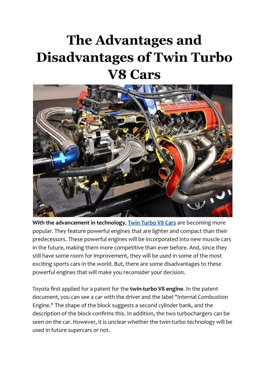 Advantages and Disadvantages of Twin Turbo V8 Cars by Locar Deals Issuu
