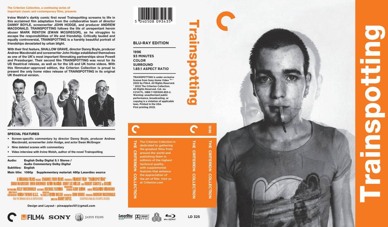 Trainspotting - Criterion Collection Laserdisc Preservation by