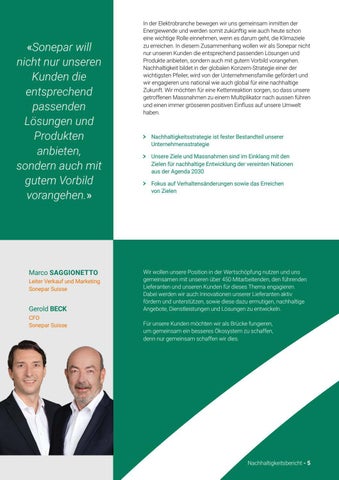 Sonepar Suisse 灯饰目录 · I Nachhaltigkeitsbericht 2021 第 5 页