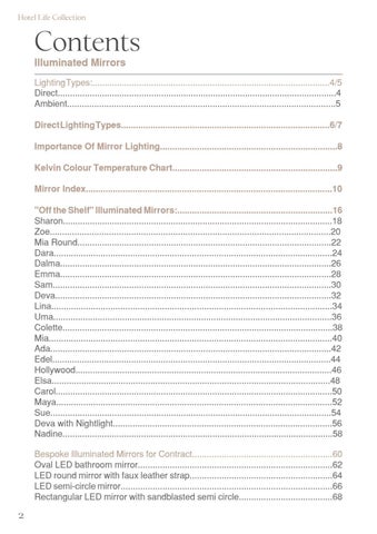 HotelLifeCollection_ LED Mirror 灯饰目录 第 2 页
