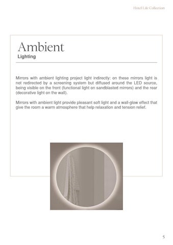 HotelLifeCollection_ LED Mirror 灯饰目录 第 5 页