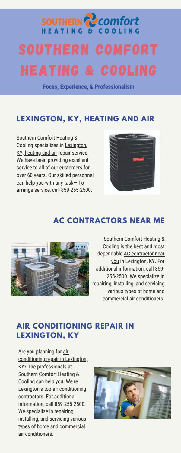 Lexington, KY, Heating and Air by Southern Comfort Heating & Cooling