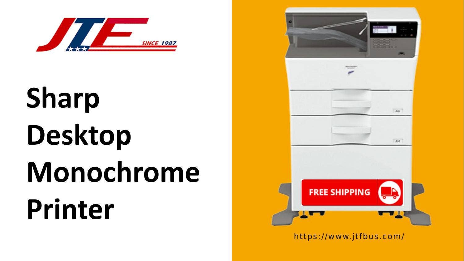 Sharp Desktop Monochrome Printer | JTF Business Systems by JTF Business ...