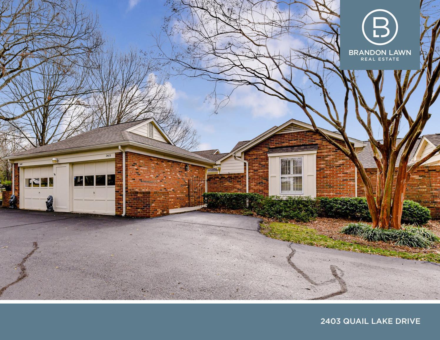 2403 Quail Lake Drive Catherine Houghland by Brandon Lawn Real Estate