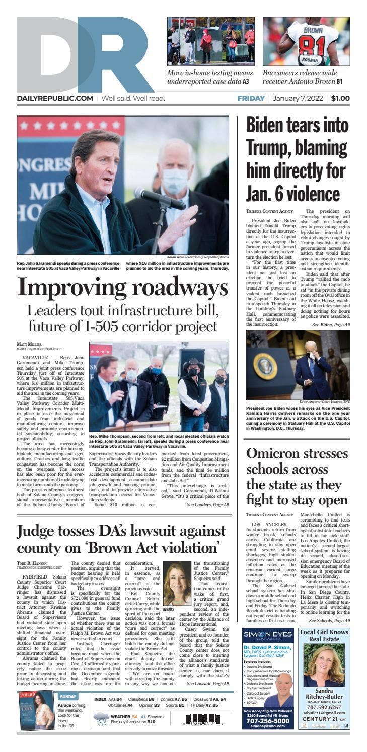 Daily Republic: Friday, January 7, 2022 by mcnaughtonmedia - Issuu