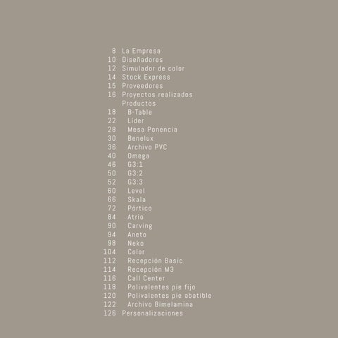 Colifac en Krea 家具目录 · GORBE catalogus 2019 第 3 页