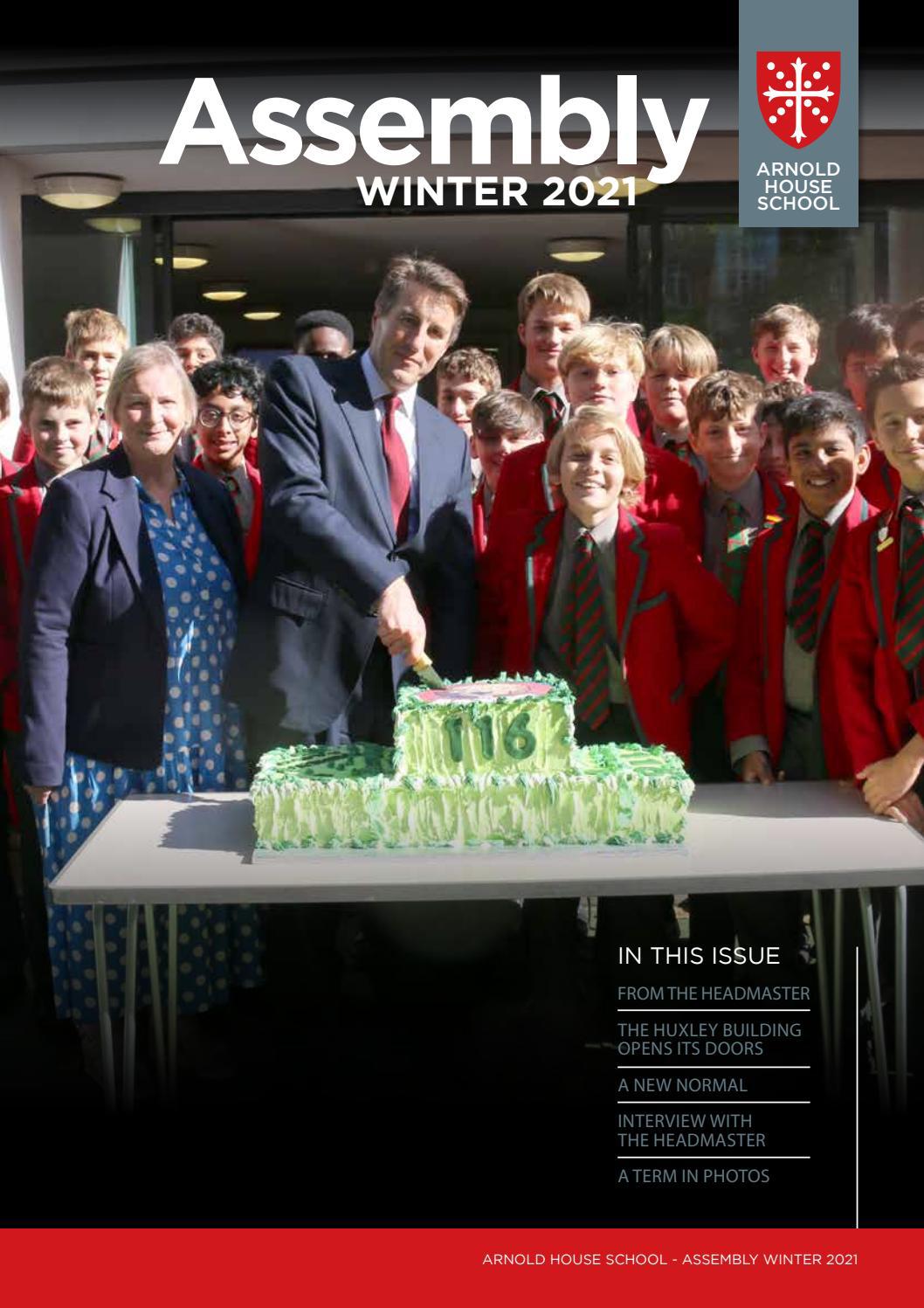 Arnold House Winter Assembly 2021 by urban juice Issuu