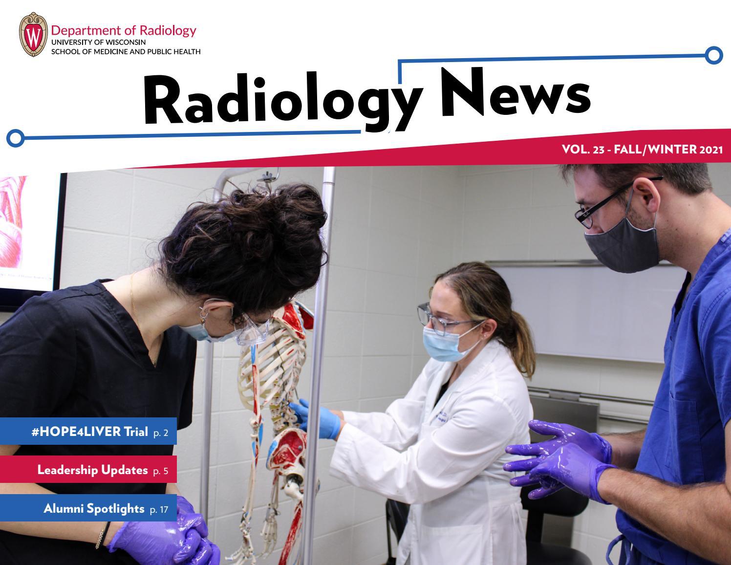 Department of Radiology Newsletter Winter 2022 by UW Department of