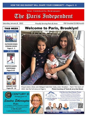 The Paris Independent For Saturday January 8th 2022 By 