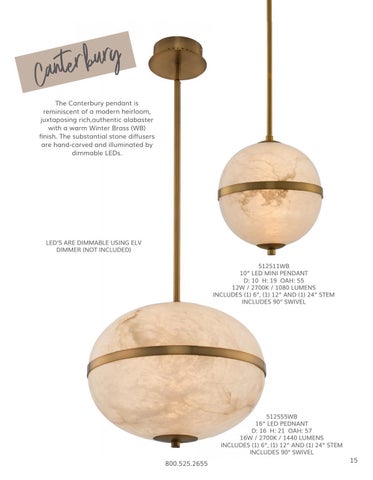 Kalco Lighting 2021 Master 灯饰目录 第 16 页