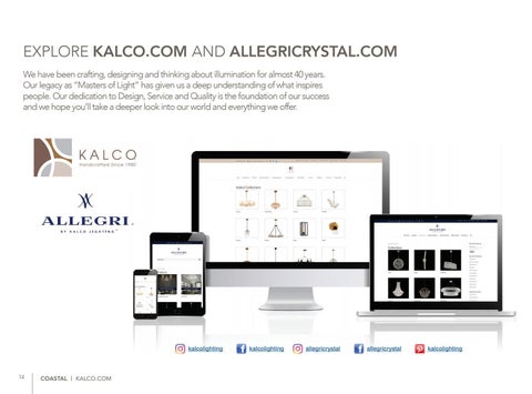 Kalco Lighting Coastal 灯饰型录 第 14 页