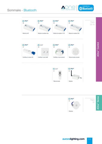 Aurora Lighting 灯饰目录 · Distribution 2022 - 法国 第 13 页