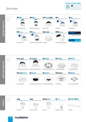 Aurora Lighting 灯饰目录 · Distribution 2022 - 法国 第 14 页