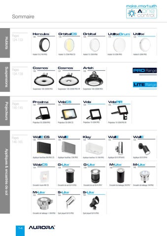 Aurora Lighting 灯饰目录 · Distribution 2022 - 法国 第 16 页