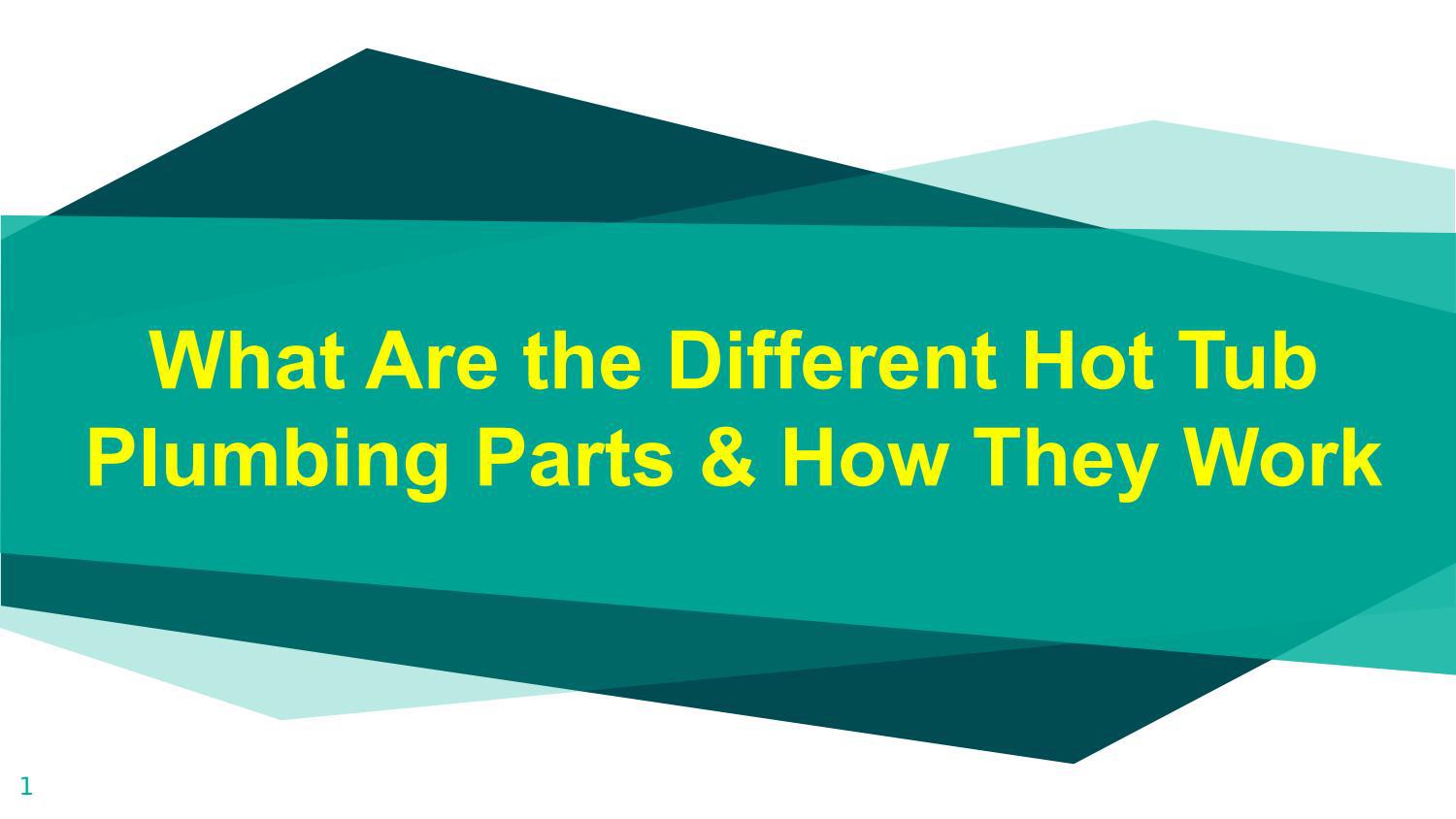 What Are the Different Hot Tub Plumbing Parts & How They Work? by Cedar Tubs Direct Issuu