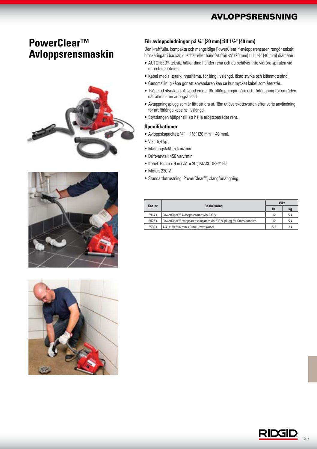 RIDGID_Catalog_SV by RIDGID Europe Issuu