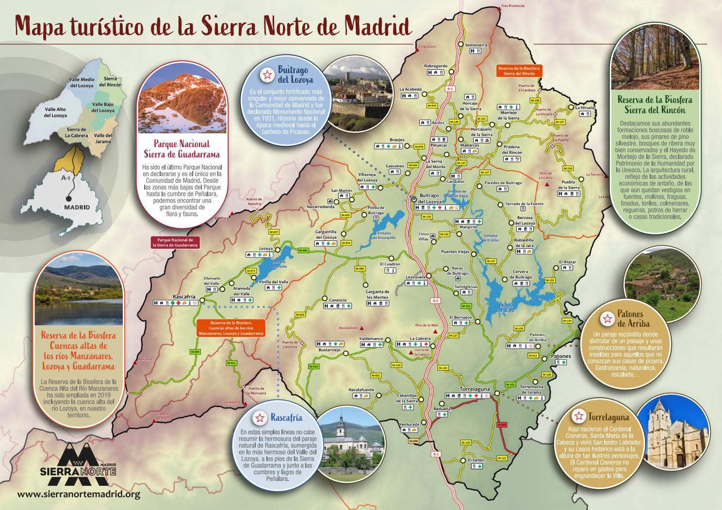 Mapa Tur stico De La Sierra Norte De Madrid By Sierranortemadrid Issuu
