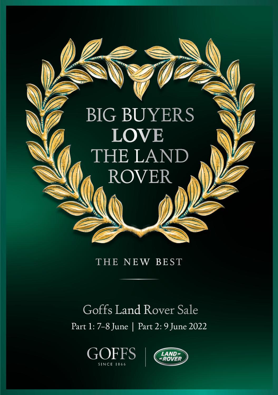 Goffs Land Rover Sale 2022 by Goffs Issuu