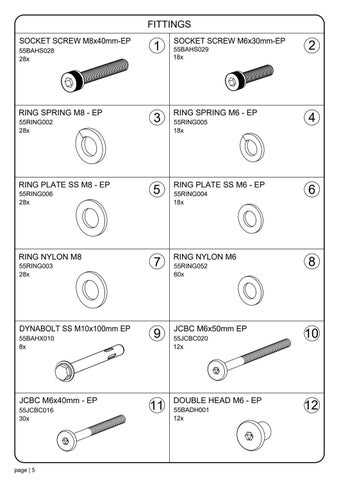 ASSEMBLY INSTRUCTION SOMBRERO CANOPY ALUMINUM 10X10 第 6 页