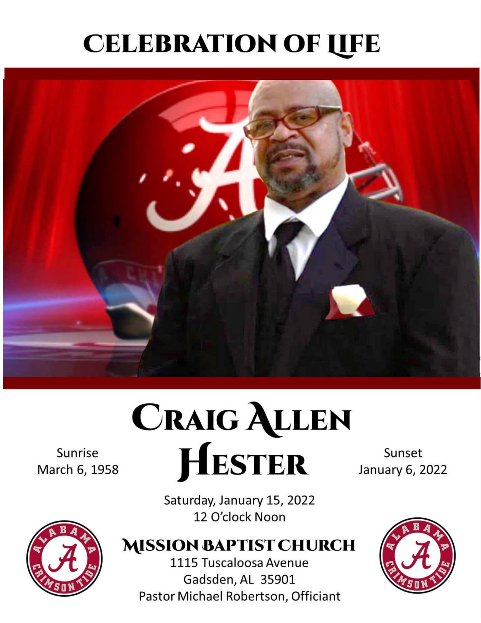 CRAIG HESTER 01 15 22 by Our Celebrations of Life - Issuu