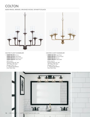 Capital Lighting 2022 Catalog 灯饰目录 · HomePlace by 第 14 页