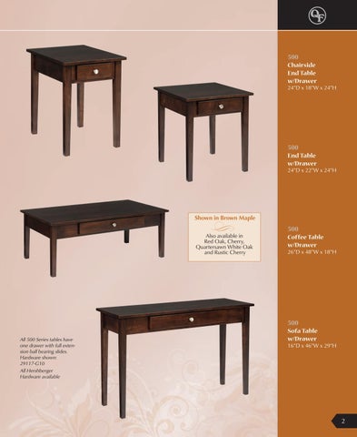 E & G Amish Furniture 家具目录 · 2022 Quality Fabrications - E&G Amish 家具 第 7 页