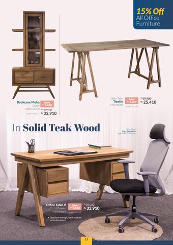 Teak World 家具目录 · Cosy 办公 I 2022 第 15 页