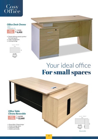 Teak World 家具目录 · Cosy 办公 I 2022 第 4 页