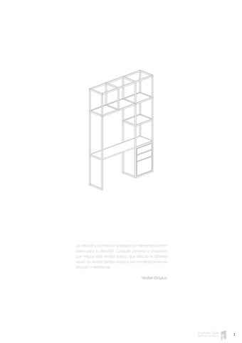 Aldo Cervantes 家具目录 · Manual 德文 Mobiliario. Modular 书桌 . 第 3 页
