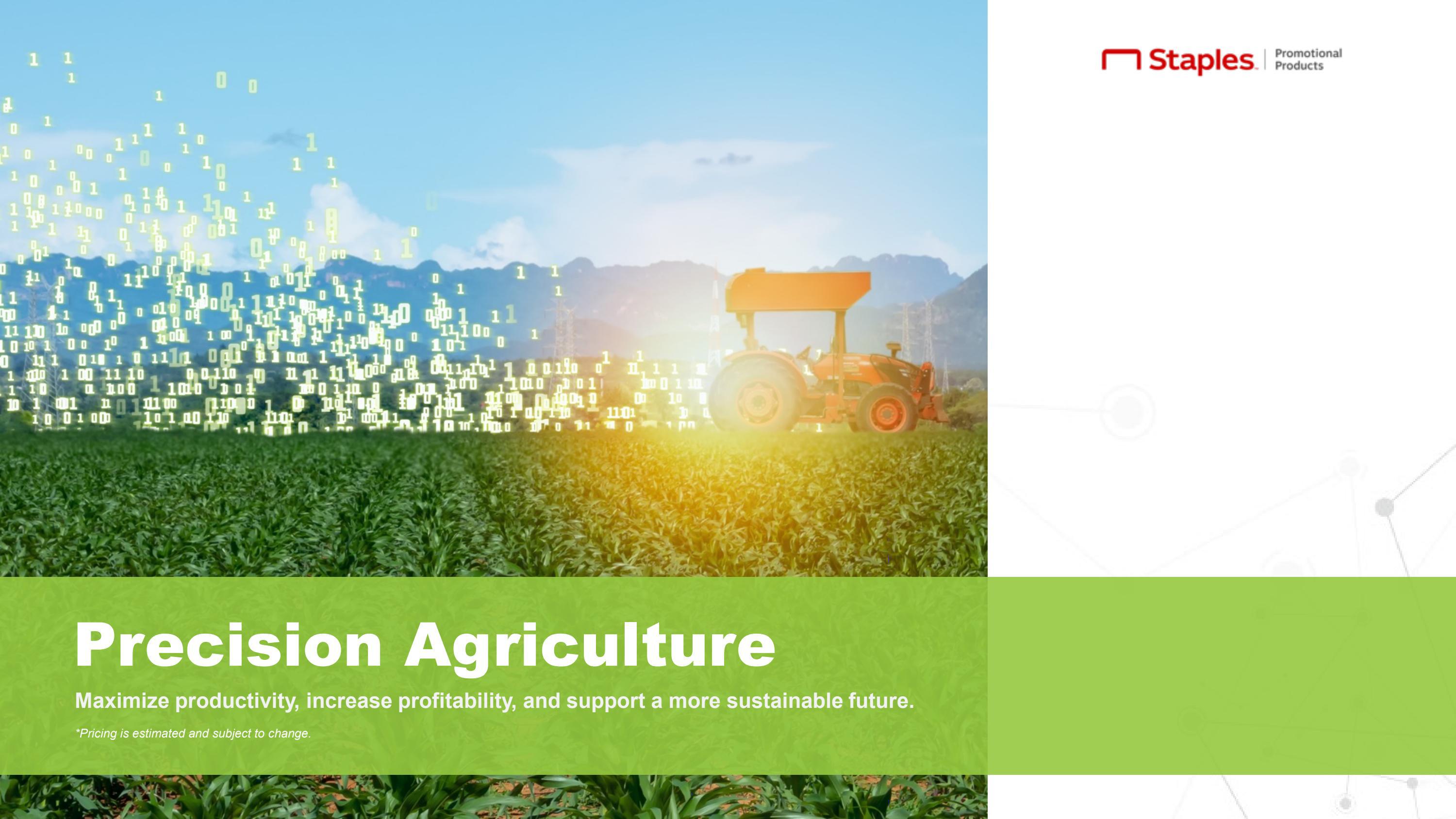 Precision Agriculture by Staples Promotional Products Issuu