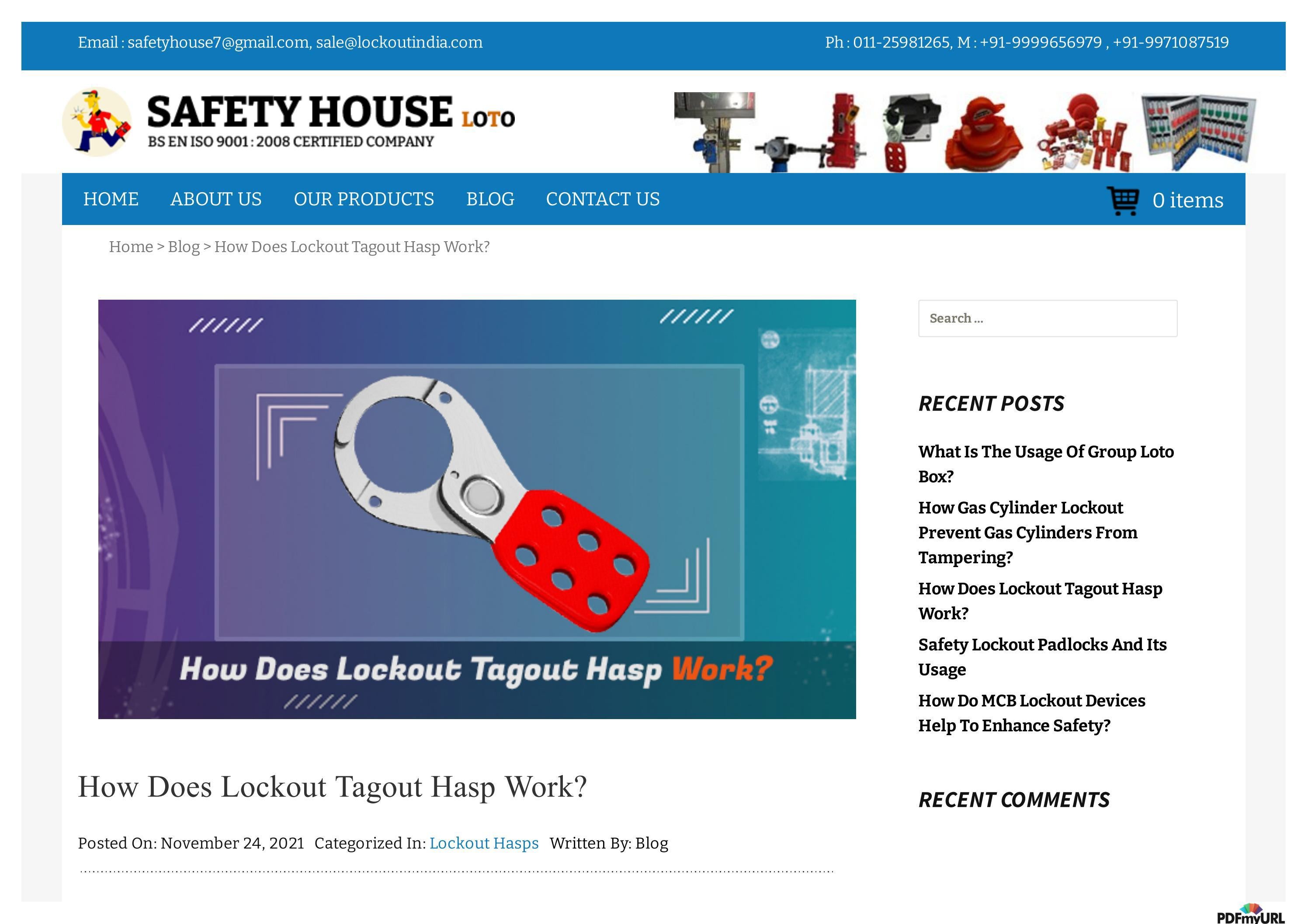 Lockout Tagout Hasp How Does Lockout Tagout Hasp Work? by