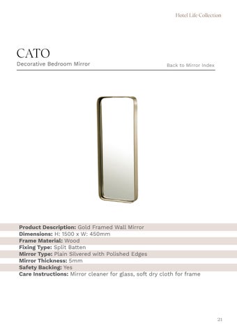 装饰 Mirror 家具目录 第 21 页